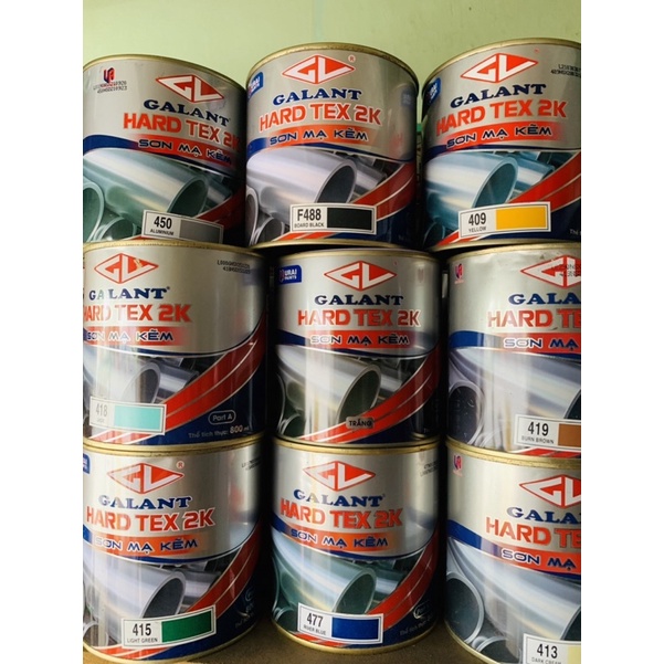 Sơn sắt mạ kẽm GALANT HARD TEX 2K