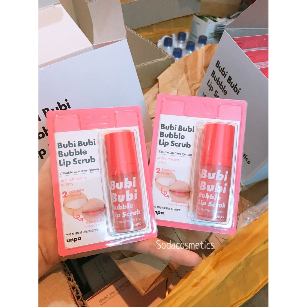 TẨY DA CHẾT MÔI BUBI BUBI LIP