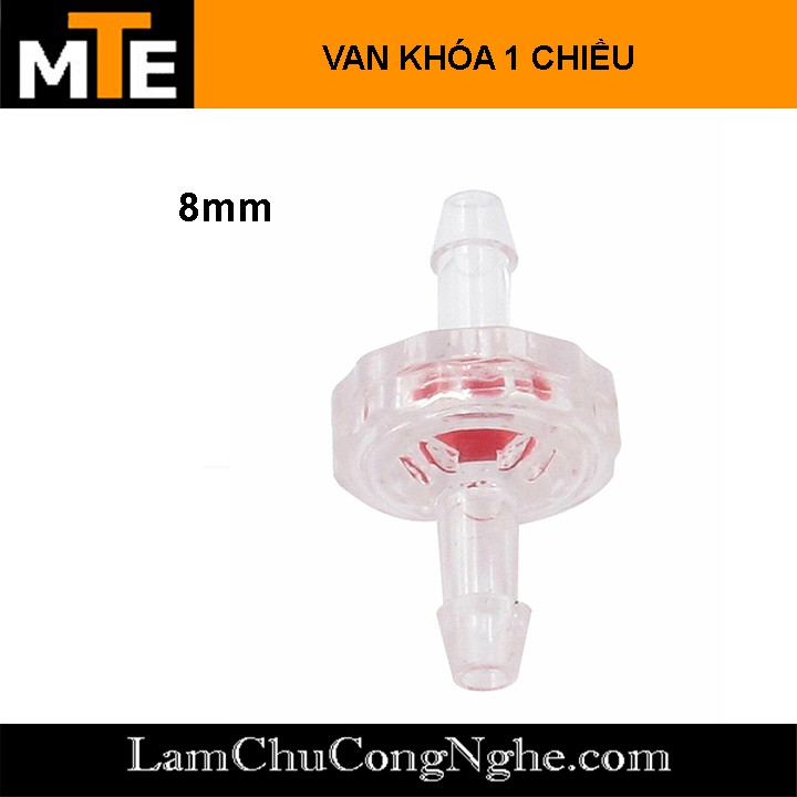 Van nước 1 chiều 8mm - Van khí 1 chiều