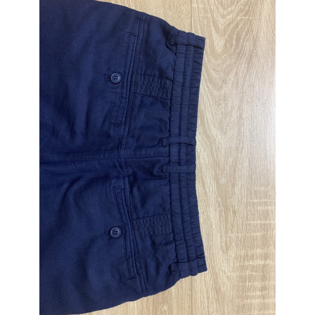 Quần đũi nam cạp chun short xanh đen M2