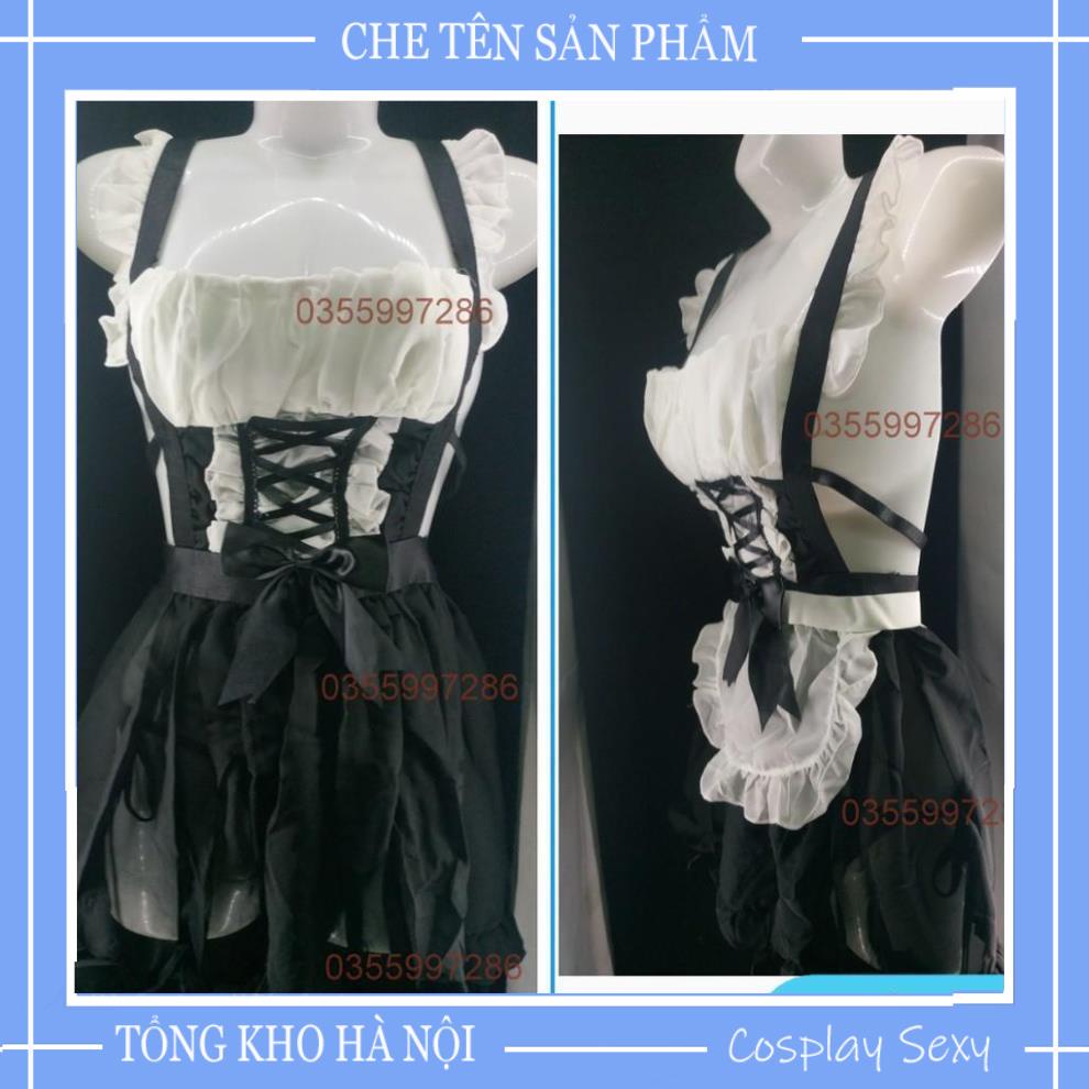 Váy Ngủ Cosplay Hầu Gái  Siêu Cấp - HG1925 - Bộ Đồ Ngủ Cosplay Sexy Cô Giúp Việc Gợi Cảm Đủ Món | BigBuy360 - bigbuy360.vn