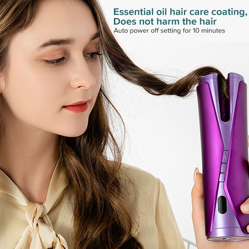 Ubeator Máy Uốn Tóc Tự Động Màu Xanh Dương