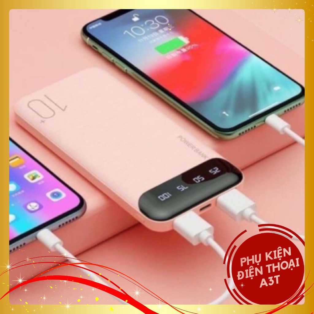 Sạc Dự Phòng Wk-161 Dung Lượng 10.000mAh Wk-161 Tích Hợp Màn Hình{ bảo hành 12 tháng} dùng cho tất cả các máy điện thoại