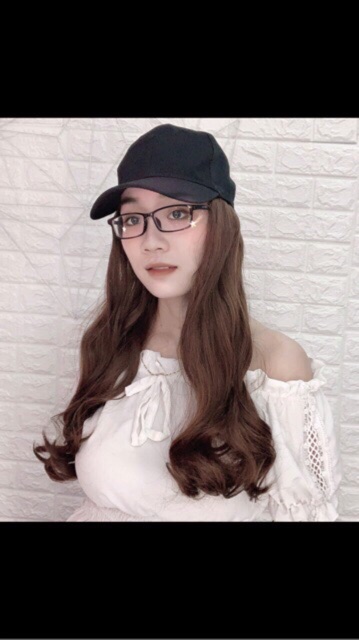 Tóc giả mũ-ảnh thật❤️-freeship