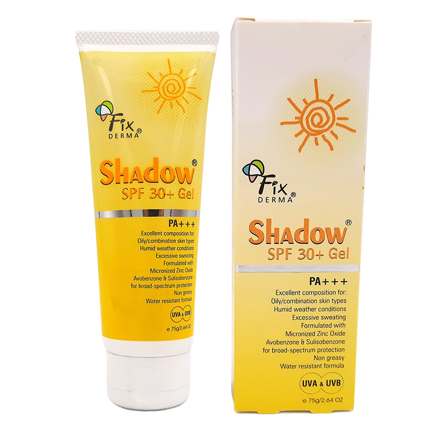 Kem chống nắng FIX DERMA SHADOW SPF 30+ 50+ chống nắng và dưỡng ẩm da mặt