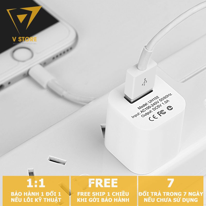 CỦ SẠC HOCO UH102 C73 CHO ip ss XIAOMI OPPO CHÍNH HÃNG CAO CẤP GIÁ RẺ