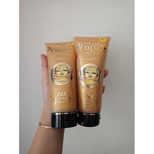 Mặt nạ CAO CẤP gel lột trắng da dát vàng 24k Hàn Quốc - Gold Mask L-Glutathione