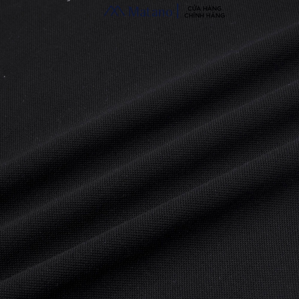 Áo PoLo Nam Regular Thêu MATANO PO069 Basic, vải cotton dày dặn, thoáng khí, thấm mồ hôi, trẻ trung
