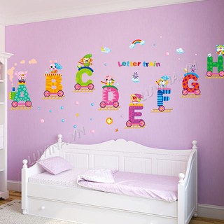 Decal trang trí phòng học cho bé- Chữ cái ngộ nghĩnh