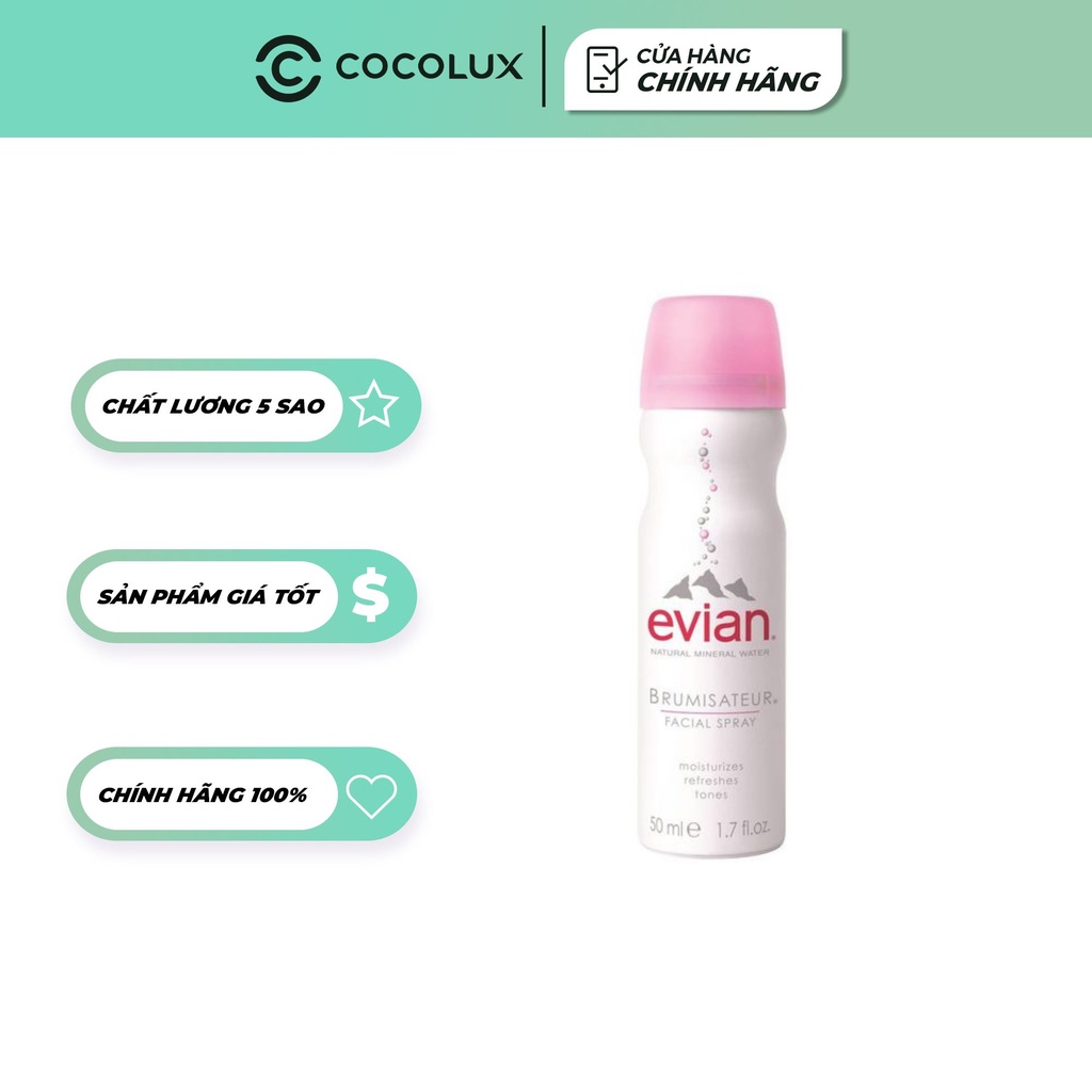 Xịt Khoáng Evian 50ml