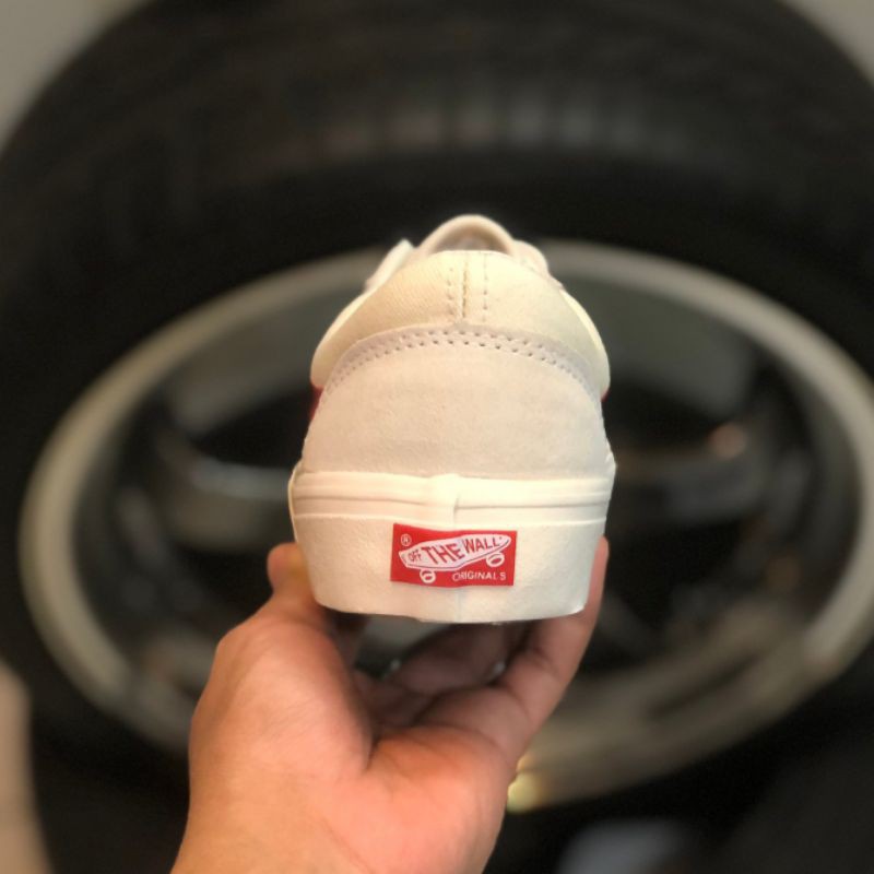 Giày Thể Thao Vans Marshmallow Og Màu Xanh Lá / Đỏ / Đen 36 Kiểu Cho Nam Và Nữ