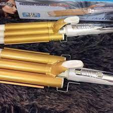 Mấy bấm tóc gợn sóng 3 trục loại size 25cm tạo những kiểu tóc xoăn sóng tùy thích theo phong cách riêng