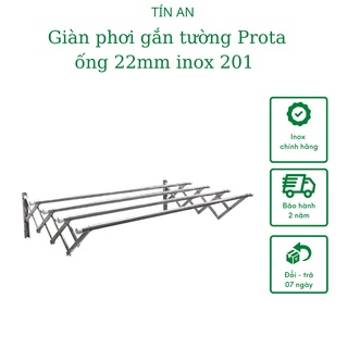 Giàn phơi quần áo Prota ống 22mm inox 201 thông minh cao cấp loại 1.5 mét PT-977