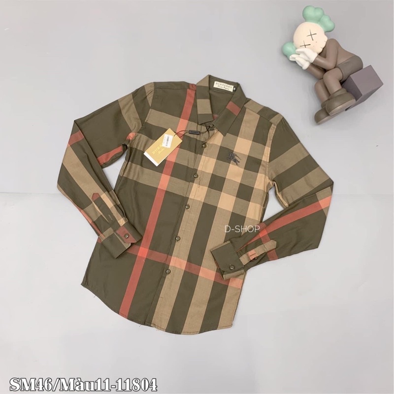 Sơ Mi nam Bubbery kẻ truyền thống