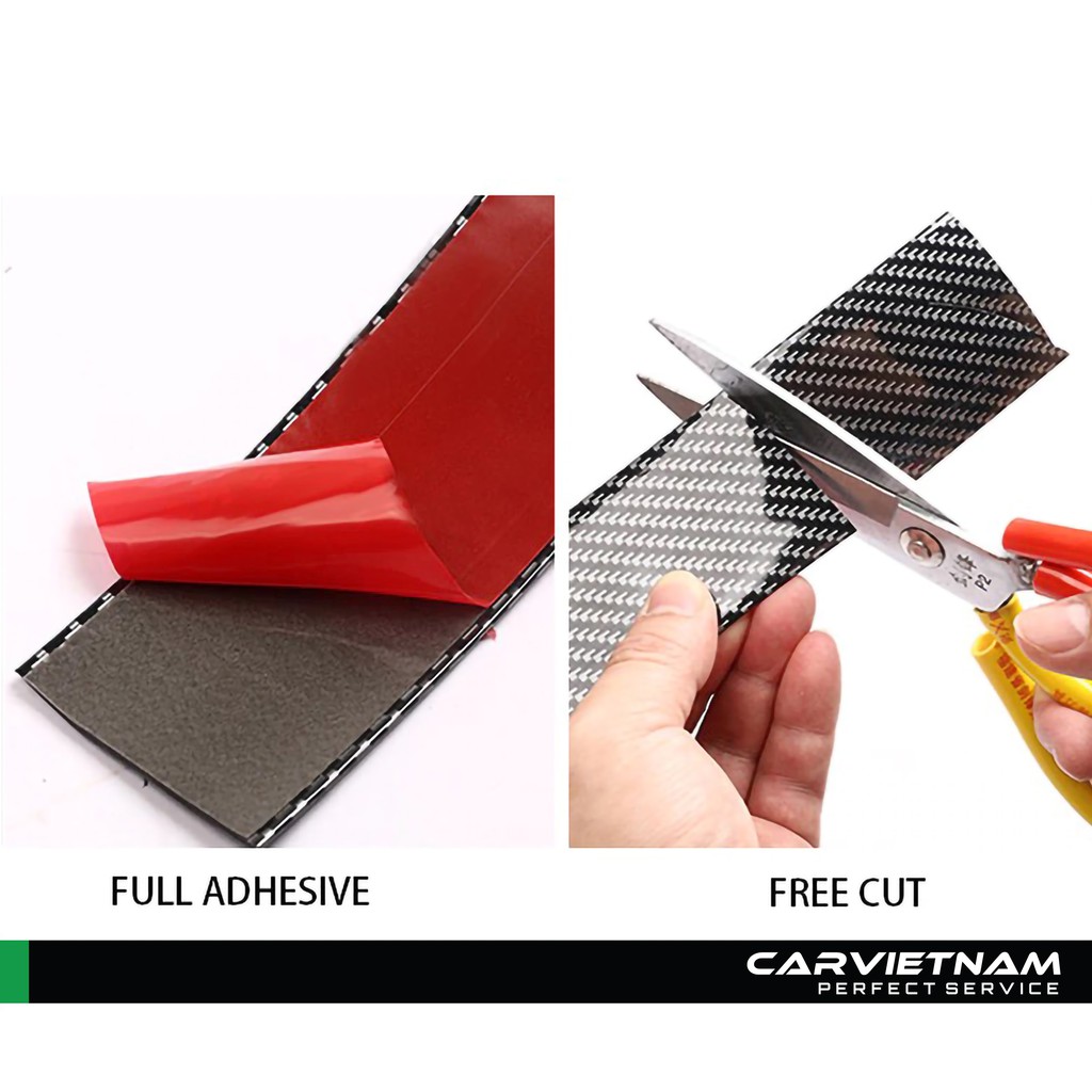 Nẹp Dán Cacbon Chống Xước Bậc Cửa/Cốp Xe Ô Tô - Bảo Vệ Trang Trí Xe Chống Trầy Xước - Phụ Kiện Ô Tô Ccar Vietnam | BigBuy360 - bigbuy360.vn