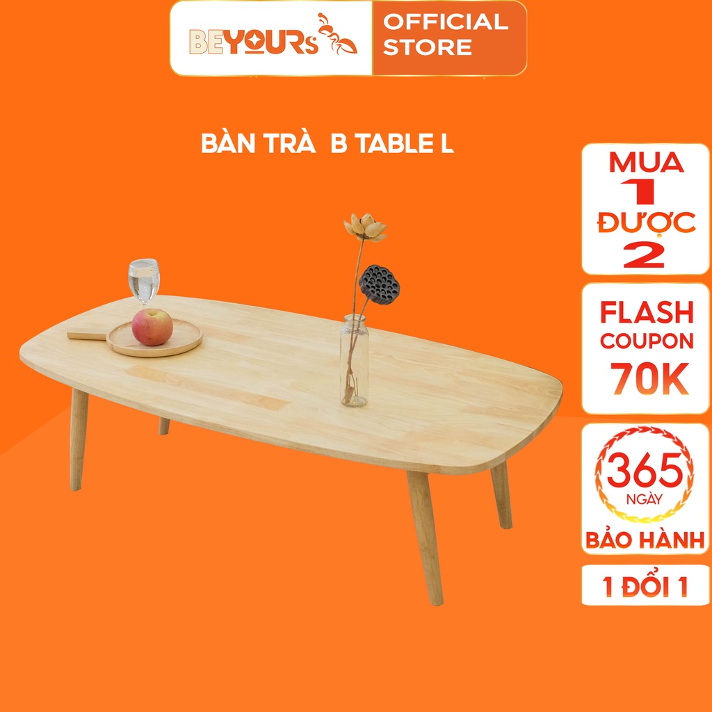 Bàn Trà Sofa Gỗ BEYOURs B Table Hình Thang Nội Thất Lắp Ráp Phòng Khách