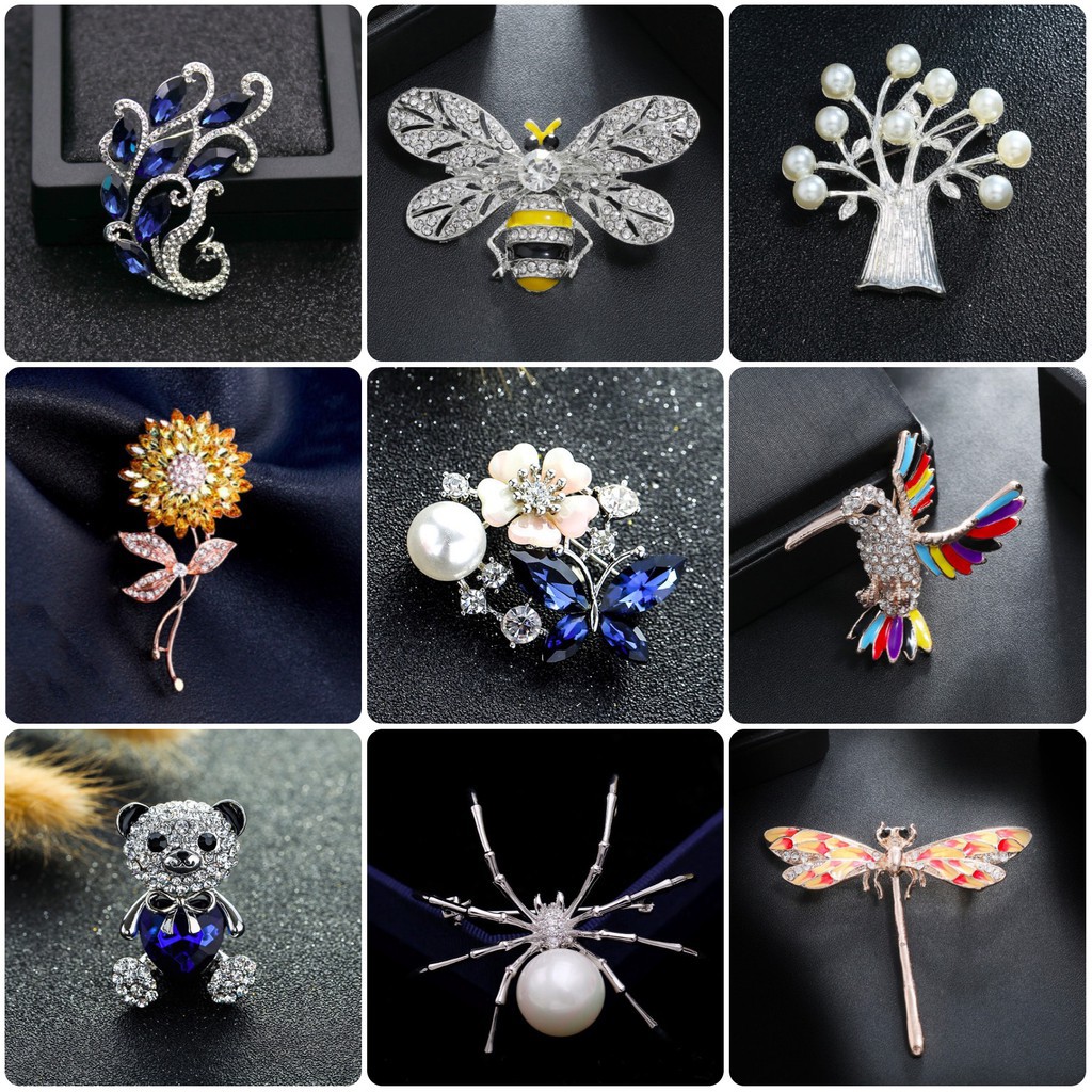 Bộ sưu tập cài áo phong cách châu Âu dễ thương Link số 3