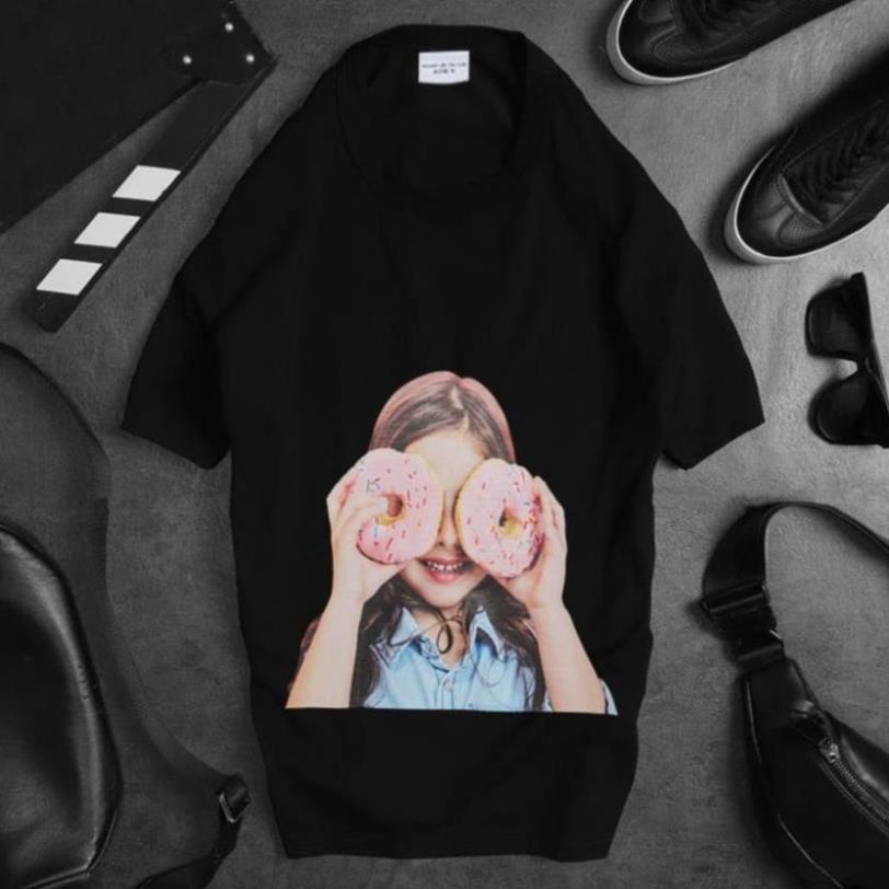 ÁO THUN NAM NỮ ADLV ÁO PHÔNG NAM NỮ ADLV BABY GIRL DONUT UNISEX TAY LỠ