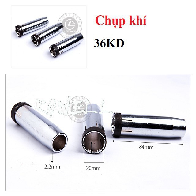 [GIÁ TỐT] Chụp khí 15ak - 200A - 24KD - 350A - 500A - 36KD - Phụ kiện máy hàn mig