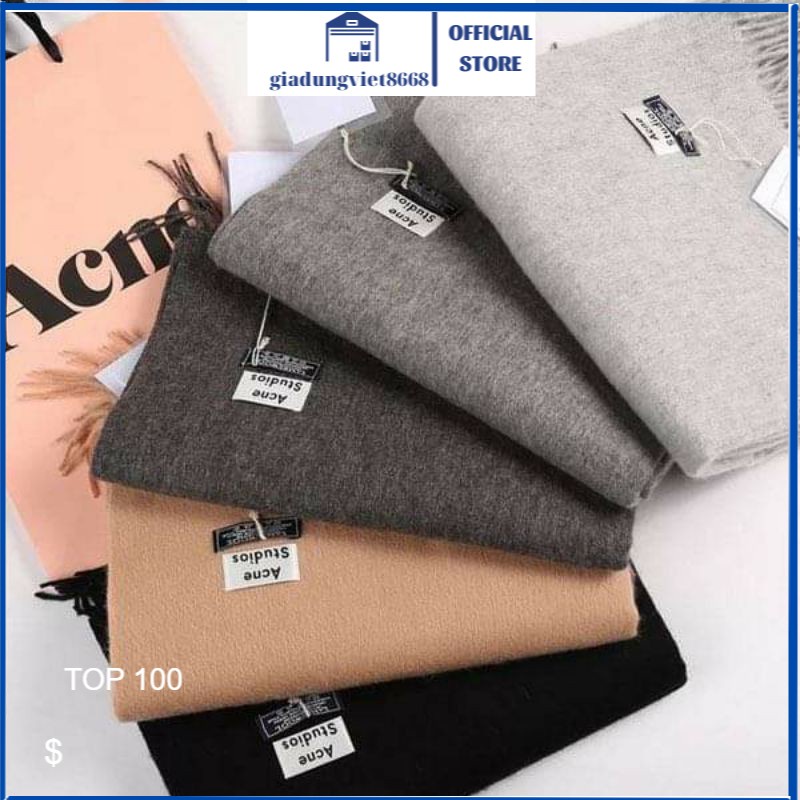 Khăn quàng cổ acne studios/Khăn quàng cổ Acne Studios len xù made hàng đẹp