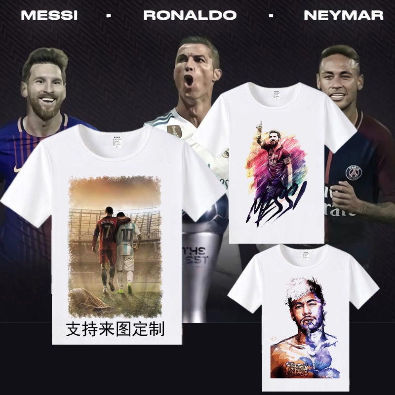 Áo Thun Tay Ngắn In Hình Cầu Thủ Bóng Đá Chris Ronaldo