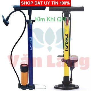 Bơm xe Stanlays cao cấp có đồng hồ - bơm xe máy xe đạp bơm xe đạp - bơm ô tô - CHÍNH HÃNG