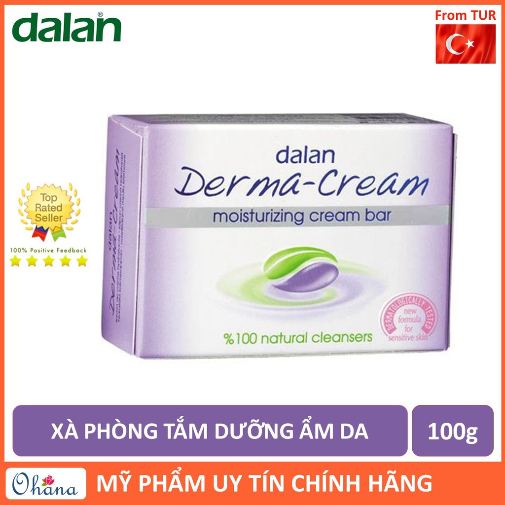 Xà Phòng Tắm Dưỡng Ẩm Dalan Dermal Cream Moisturizing Soap 100g