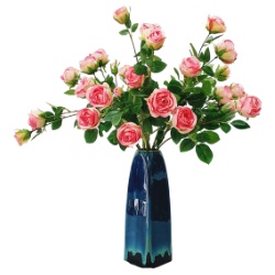 Bình hoa gốm Bát Tràng cỡ cao 35-40 cm - Men xanh hỏa biến trang trí decor nhà cửa - Nhiều mẫu
