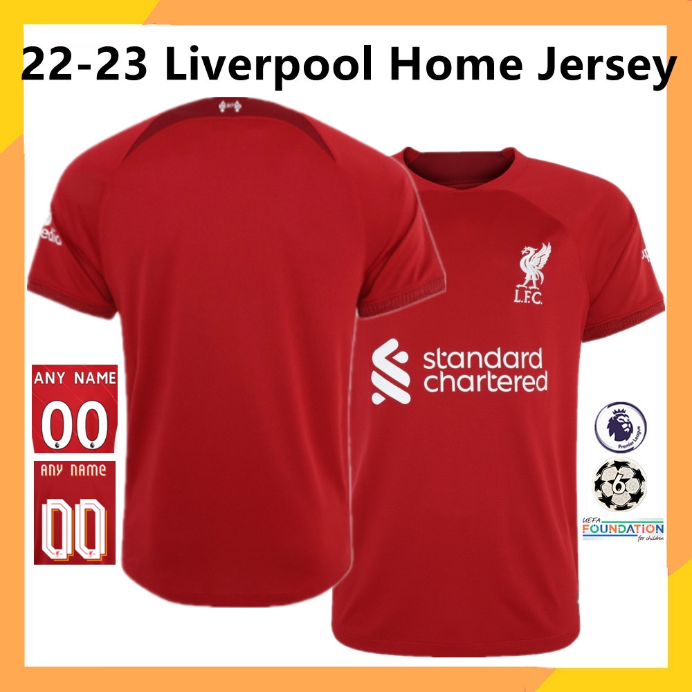 Áo Thun Bóng Đá Câu Lạc Bộ Liverpool Số 22-23 Size S-5XL Cho Nam Giới