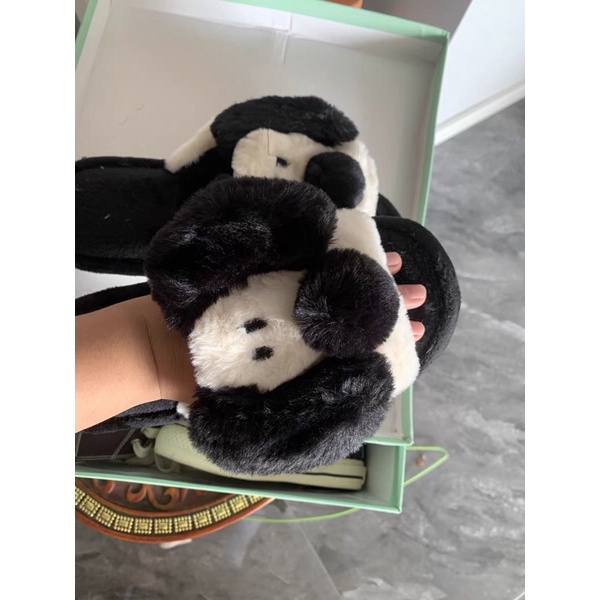 Dép bông đi trong nhà nam nữ hình thú đáng yêu kèm ảnh thật