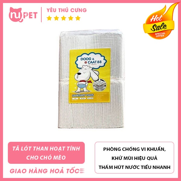 Tã lót chuồng cho chó mèo Nupet có than hoạt tính