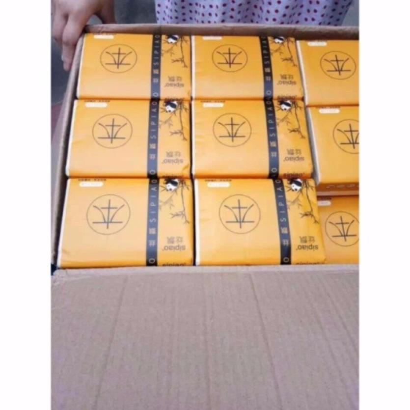 1 THÙNG GIẤY ĂN GẤU TRÚC SIPIAO (LOẠI 1, GÓI ĐỦ 30 TỜ)