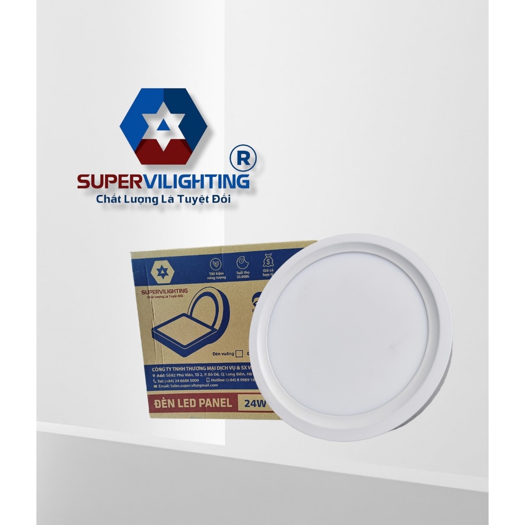 Ốp nổi SuperVilighting, MS ON-12-24-VT-AST, Công suất 12w-24w,Trang trí phòng khách, ốp hiên nhà, bêp. Bảo hành 24 tháng