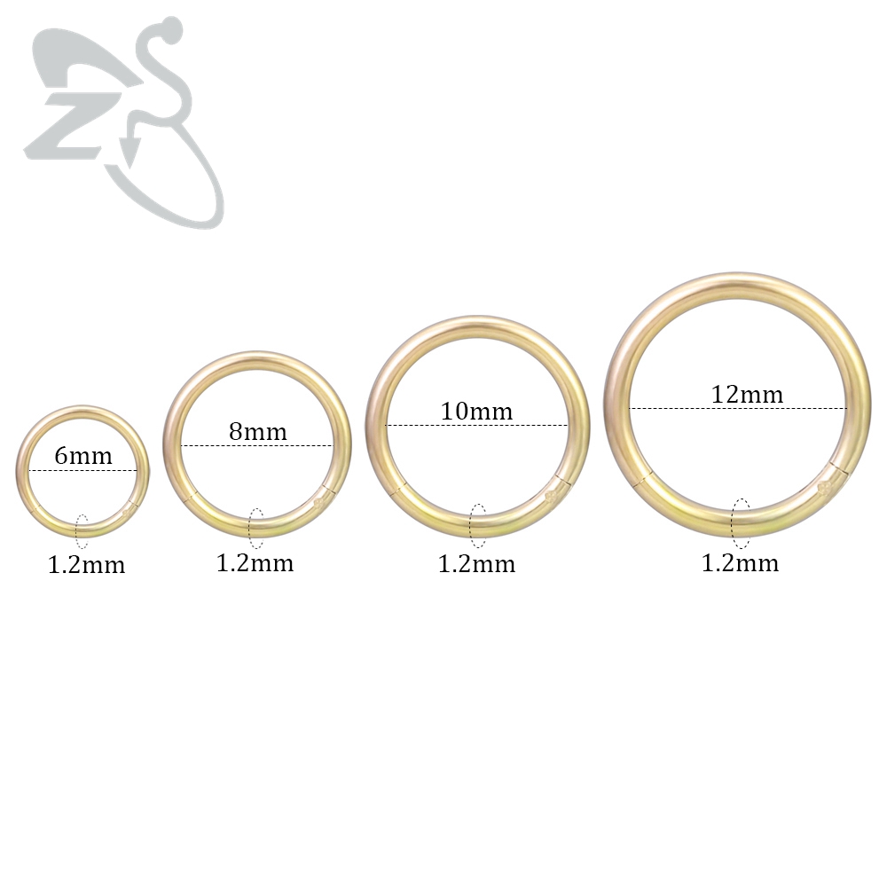 Set 4 Khuyên Mũi 3 Màu Thiết Kế Thời Trang Phong cách Cá Tính
