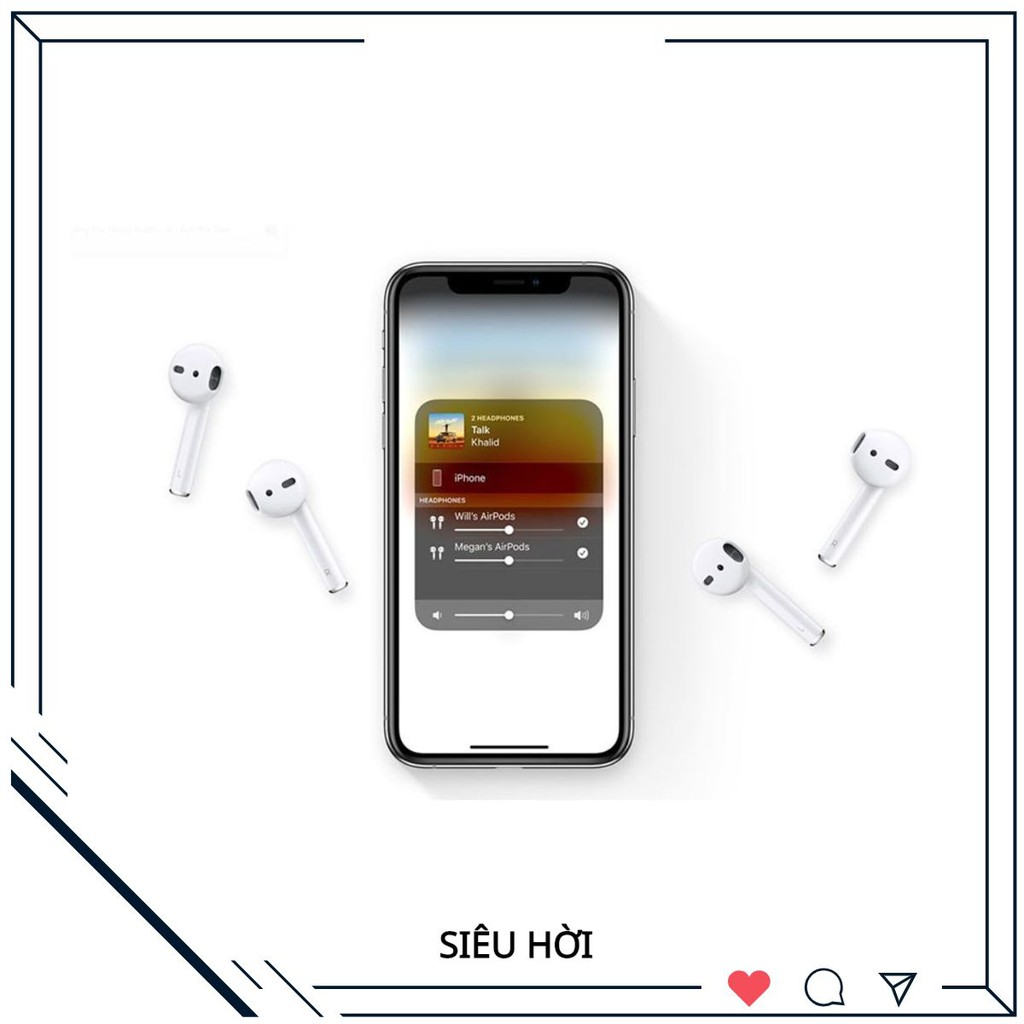 [AIRPODS 2] tai nghe bluetooth không dây nhét tai đổi tên định vị Phiên Bản Airpod 2 cao cấp AQUARCITY_SHOP