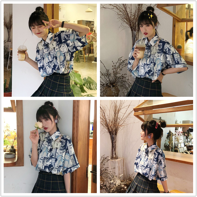 Áo Sơ Mi Chiffon Tay Lỡ Dáng Rộng Thời Trang Mùa Hè Phong Cách Hàn Quốc Cho Nữ200831 | BigBuy360 - bigbuy360.vn