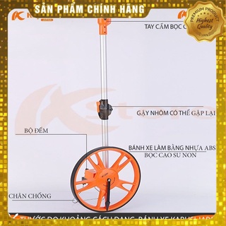 Thước đo khoảng cách dạng bánh xe kapusi japan - thước đo lăn đường nhật bản