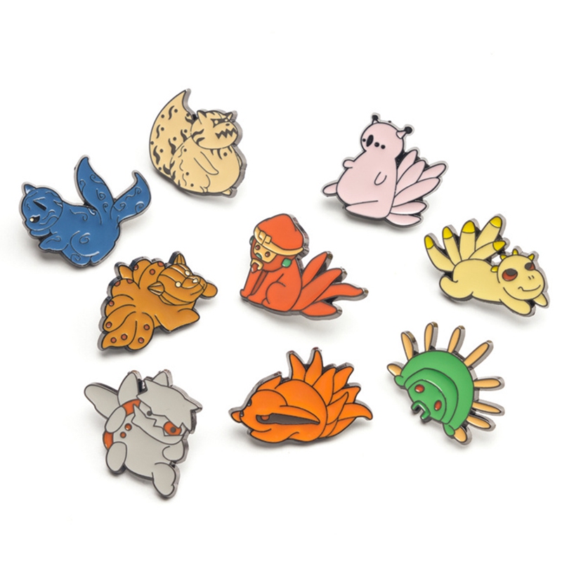Trâm Cài Áo Hoạt Hình Naruto Bằng Hợp Kim