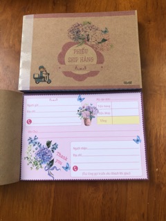 Phiếu ship hàng hoa cẩm tú cầu