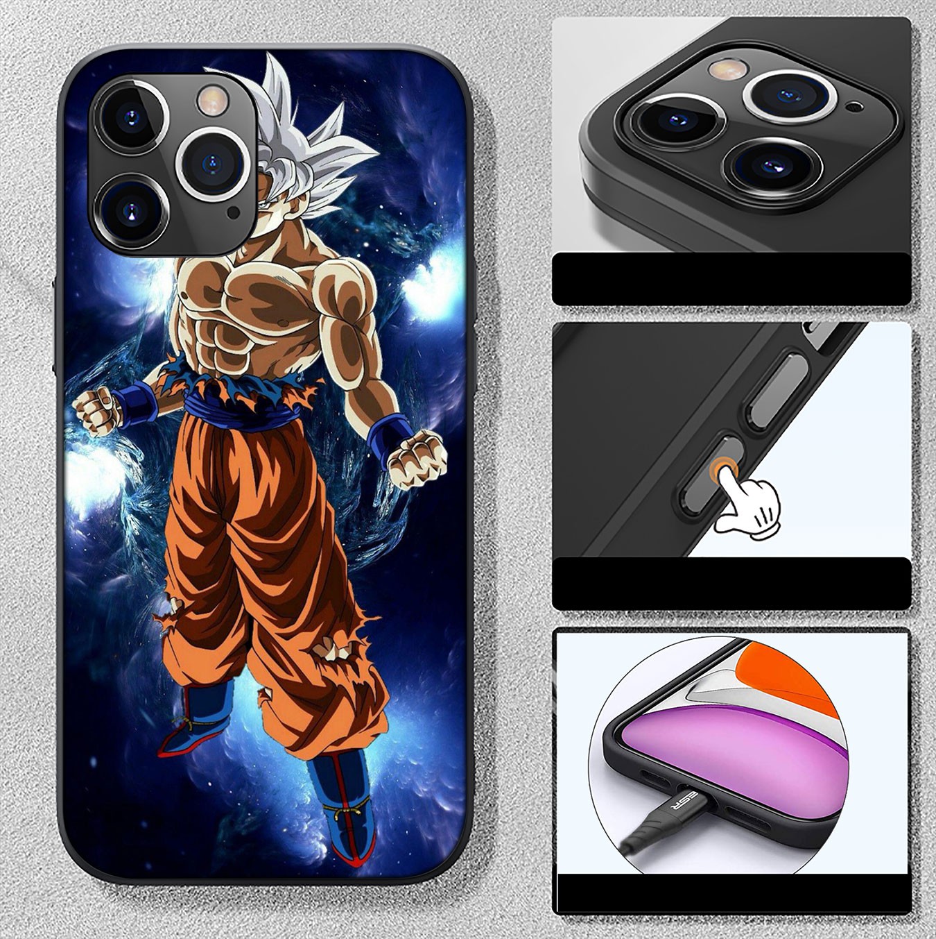 Samsung Galaxy A9 A8 A7 A6 Plus J8 2018 + A21S A70 M20 A6+ A8+ 6Plus Casing Soft Silicone Dragon Ball  goku DragonBall Z Phone Case