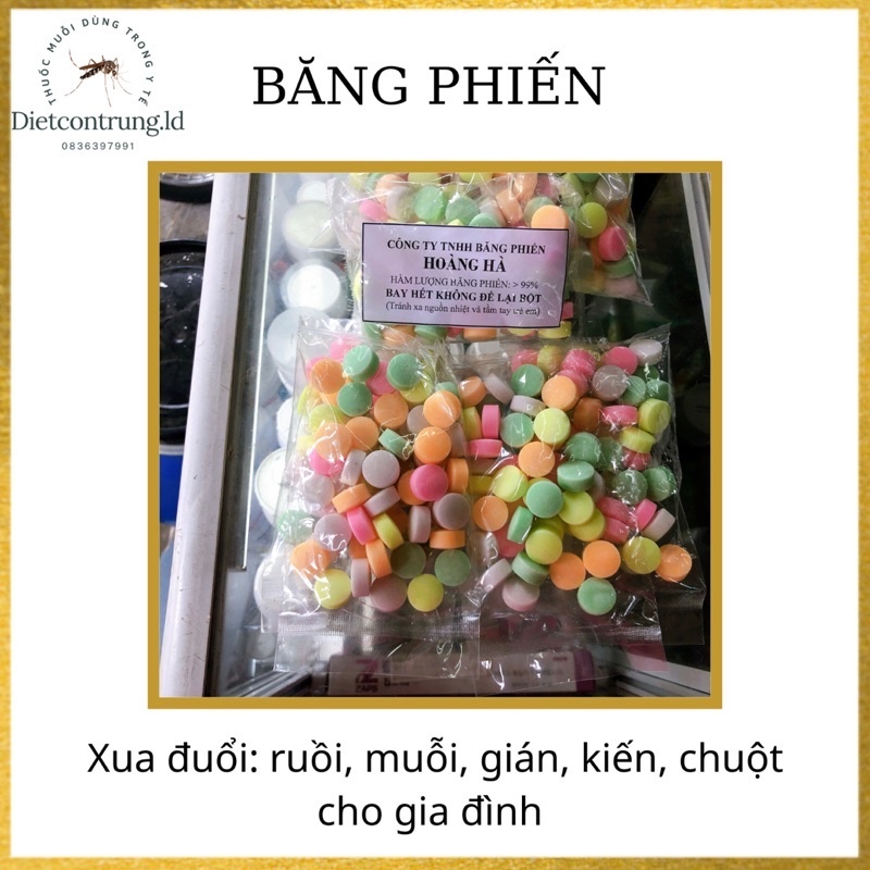 BĂNG PHIẾN   - xua đuổi kiến, gián, muỗi, chuột cho gia đình ''