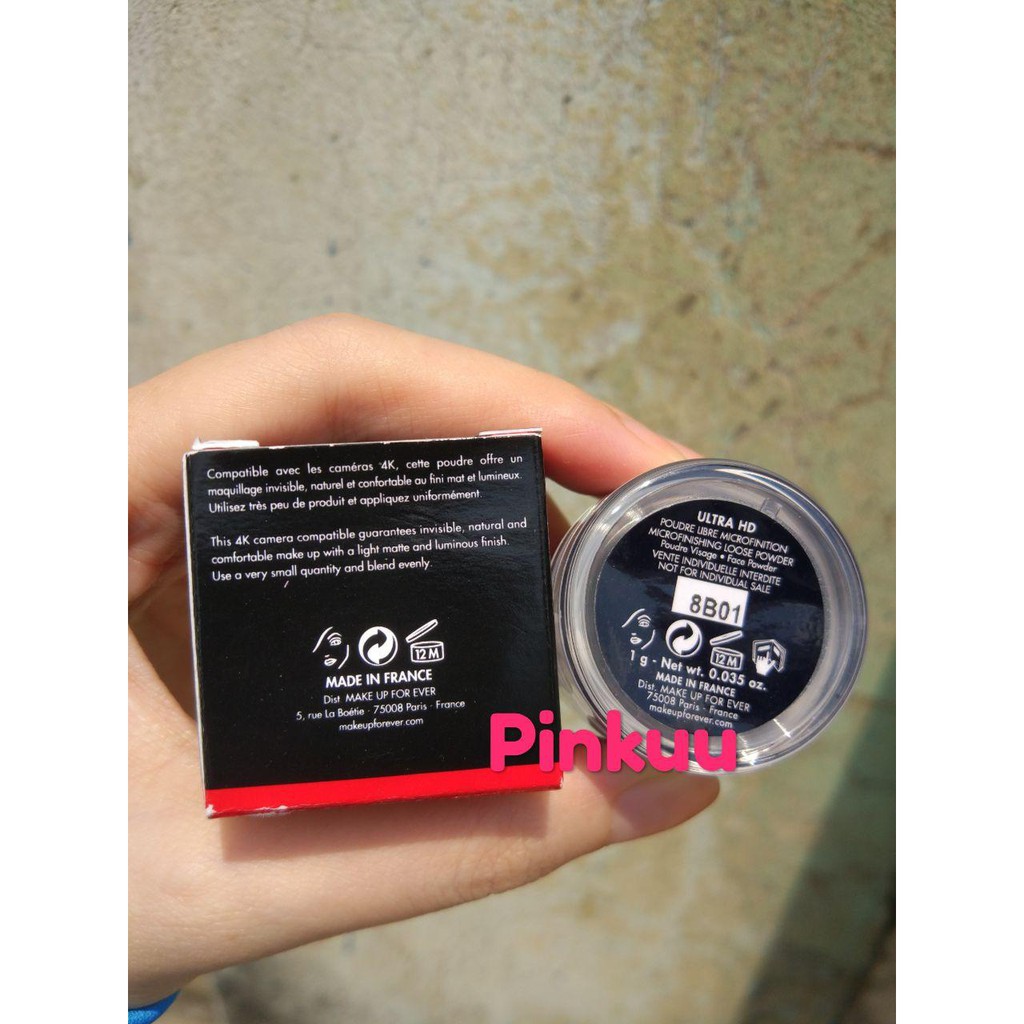 Phấn phủ MUFE Make Up For Ever  Ultra HD MicroFinishing Loose Powder tách set sephora