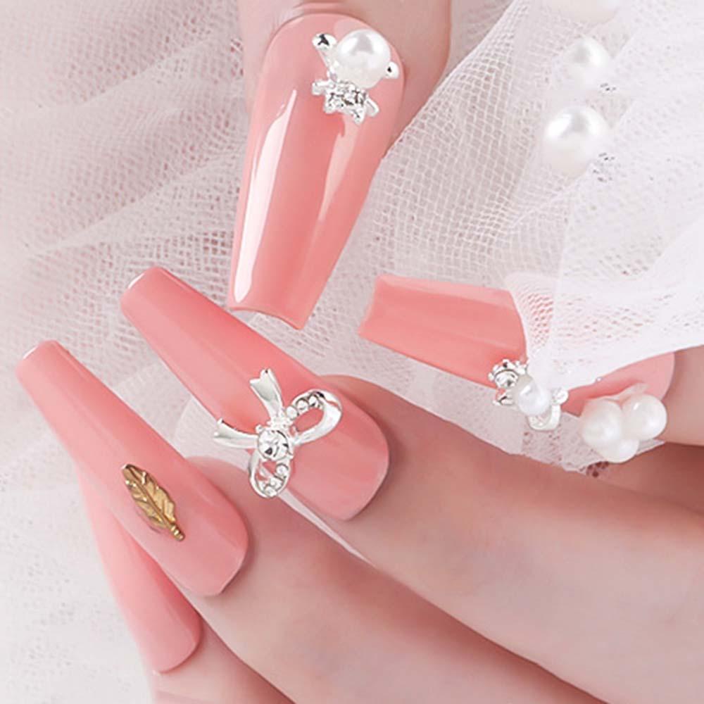 Phụ Kiện Nơ Trang Trí Móng Tay 3D Sang Trọng