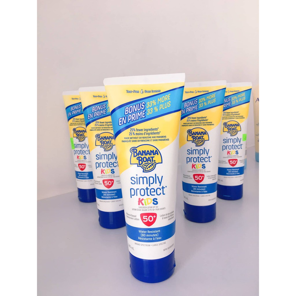 Kem Chống Nắng Cho Trẻ Em Banana Boat Simply Protect Kids SPF50
