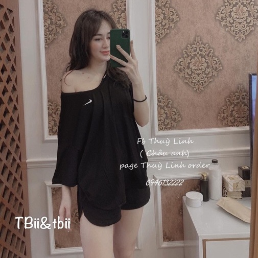 Áo phông giấy dáng dấu quần vạt tôm, Áo thun kiểu vạt bầu form rộng AT0978 - NhiNhi Shop | BigBuy360 - bigbuy360.vn