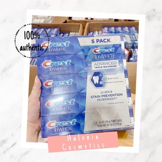 Đủ bill - kem đánh răng crest 3d white advanced tripple whitening mỹ - kem trắng răng 158gr