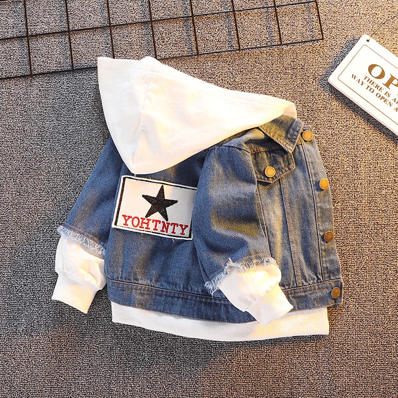 Áo khoác Denim thời trang xuân thu cho bé