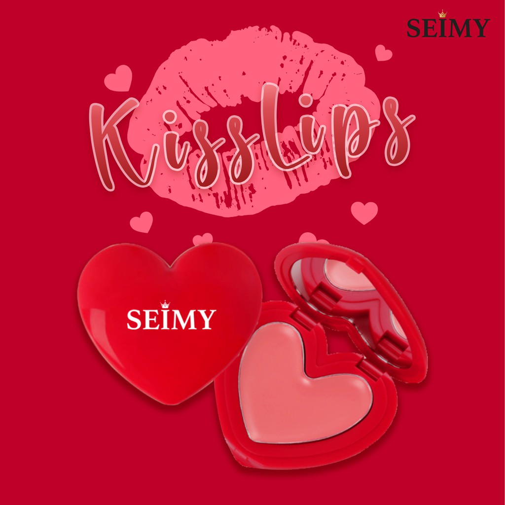 Son dưỡng môi SEIMY - Kiss Lips dưỡng mềm môi, căng môi, giảm thâm, nẻ môi