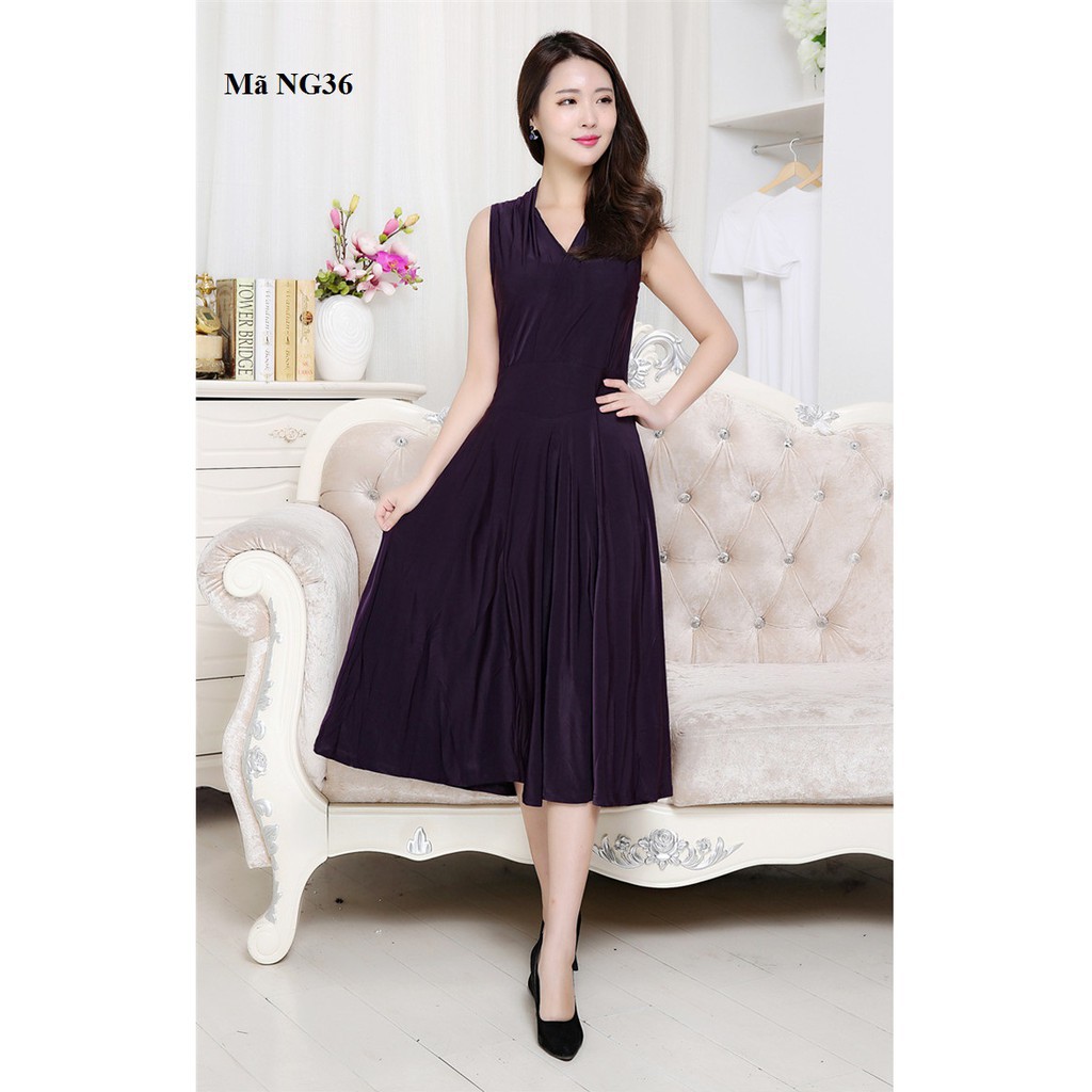 Siêu giảm giá cực shockVáy, đầm cho người trung niên, người lớn tuổi NG36 NG36X