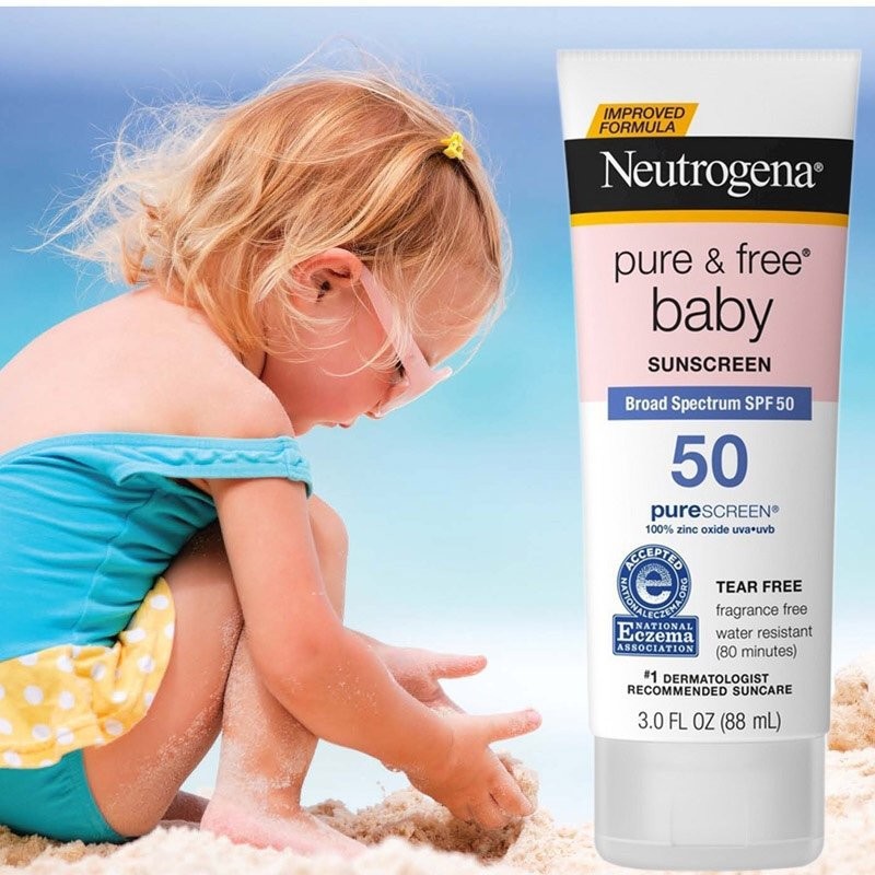 Kem chống nắng neutrogena pure and free baby spf 50 của Mỹ